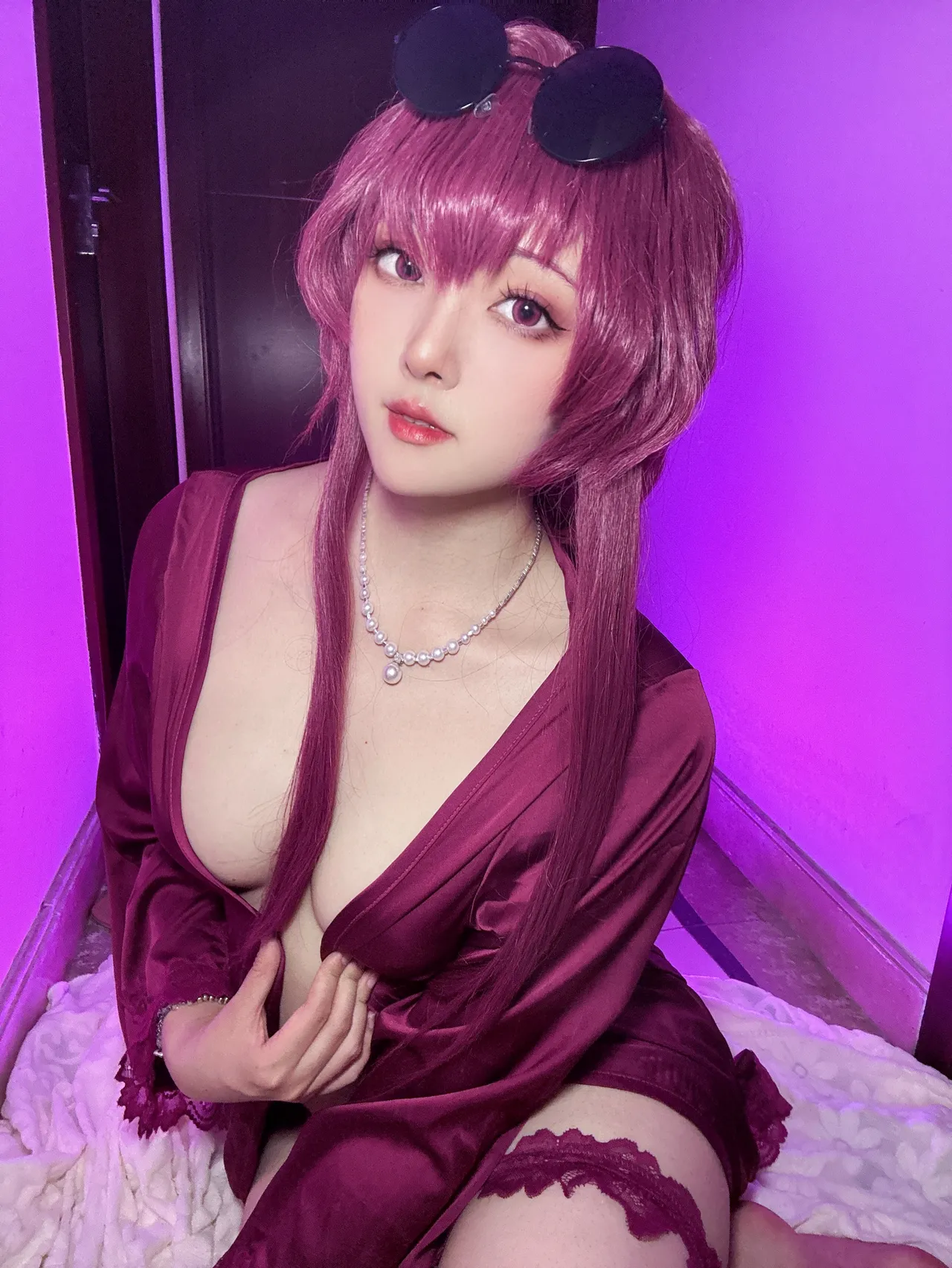 Natsuko夏夏子 - 崩坏：星穹铁道 卡芙卡 睡衣-erohere31.webp